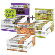 RiceUP! Collagen bars Bundle - Peanut Butter + Pistachio + Triple Chocolate