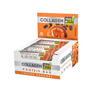 RiceUP! Collagen Protein Bar, Toffee Caramel 12x50g
