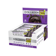 RiceUP! Collagen Protein Bar, Triple Chocolate 12x50g