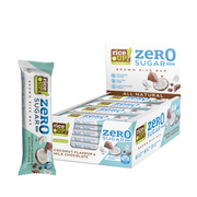 ZERO SUGAR Rice bar with milk chocolate and coconut, 20x18g