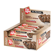 Delight Protein Bar, Crunchy Chocolate Brownie, 12x60g