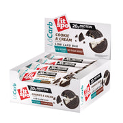 Protein Bar Lo Carb 20g protein, Cookies and Cream, 12x60g