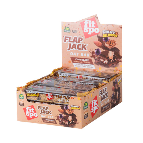 Flapjack Nuts and Chocolate, 12x90g