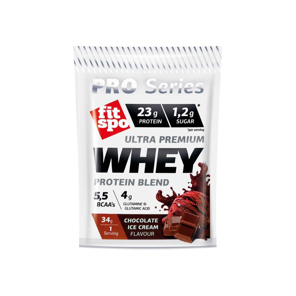 Whey Protein Powder Pro 23g Protein, Chocolate Ice Cream, 12x34g