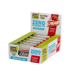 RiceUP! Gluten Free Oat Bar Strawberry Cheesecake with no added sugar 12x70g