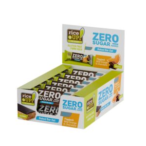 RiceUP! Gluten Free Oat Bar with Wild Orange and Chocolate with no added sugar 12x70g